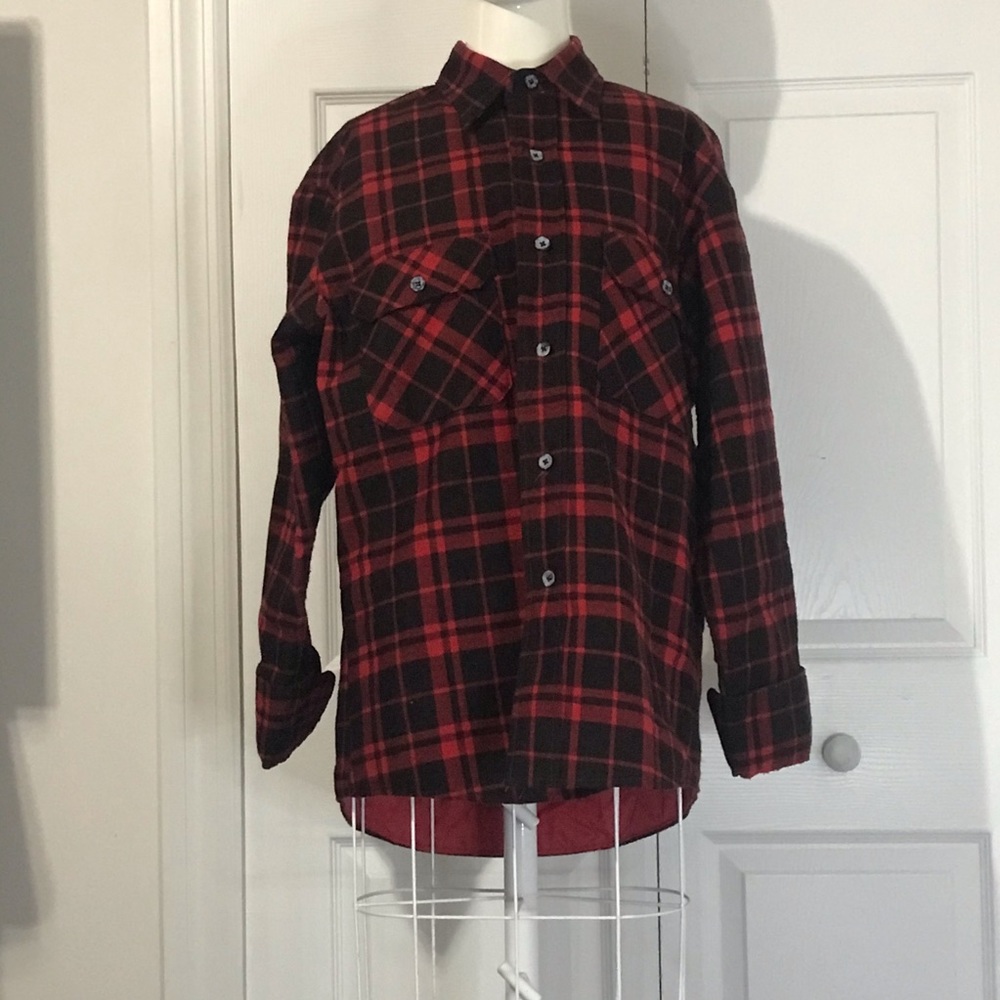 Fieldmaster flannel button down size M - Picture 3 of 9